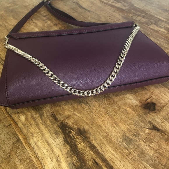 Kate Spade Deep plum Laurel Way leather crossbody, brand new with tag - Picture 4 of 15